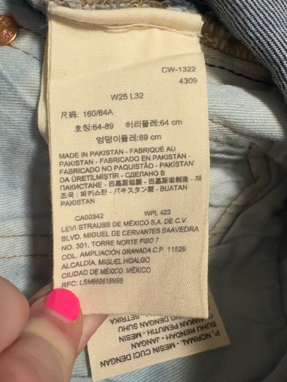 Levi’s Premium 501 High Rise Straight Leg Women's Denim Jeans NWT - Picture 7 of 8